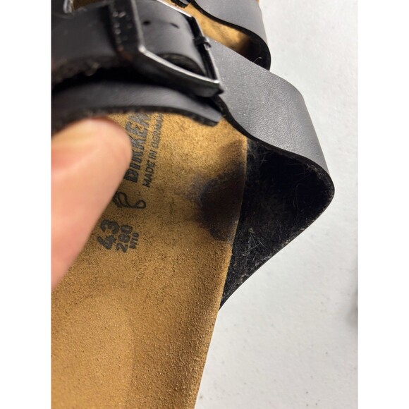 [Birkenstock Mens Arizona Birko-Flor Black Sandals Size 10 Men’s main image 6